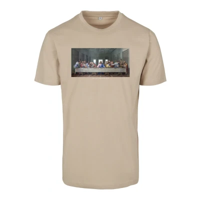 Afbeelding van Mister TEE CAN ́T HANG WITH US Tshirt print, Heren, Maat: XL, Sand
