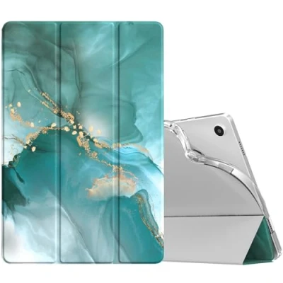 Afbeelding van TiMOVO Hoesje voor Samsung Galaxy Tab A9+/A9 Plus 11 inch 2023, Slanke Zachte TPU Doorschijnende Frosted Achterkant Beschermende Cover A9+ Tablet SM X210/X216/X218, Auto Wake/Sleep,