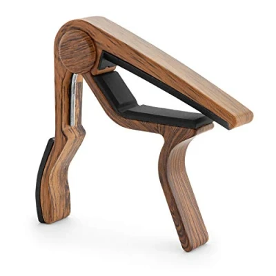 Afbeelding van TIGER Ukulele Trigger Capo voor Sopraan, Concert, Bariton, Ukes, Houten Afwerking