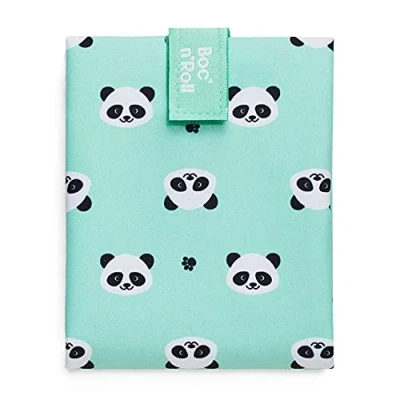 Afbeelding van Roll&#039;eat Broodzak Boc and Roll Animals Uitvouwbaar Herbruikbaar Panda 55x32cm