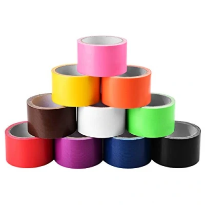 Afbeelding van AUMUA Duct Tape Craft Kits voor Kinderen, 10 Gekleurde Multipack Tapes Geweldig DIY Art Kit Home School, Regenboog Kleur Multi Purpose (9,1 m x 5 cm)