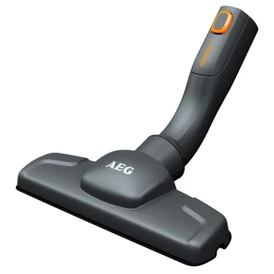 Afbeelding van AEG AZE132 bekledingsmondstuk (kliksluiting, mondstuk voor dieptereiniging van kussens, verwijdering dierenharen en allergenen, geschikt stofzuiger met 36 mm ovale buis, bijvoorbeeld VX8, VX9, LX8, LX9) grijs