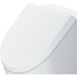 Afbeelding van Duravit Starck Me deksel voor urinoir softclose mat wit