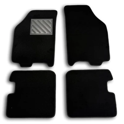 Afbeelding van Vloermatten Lancia Ypsilon II vanaf 2003 tot 2011, precies passend, antislip, hakbeschermers van versterkt rubber