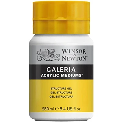 Afbeelding van Winsor &amp; Newton 3040805 Galeria structuurgel, pot 250 ml, voor het inbedden van een grote verscheidenheid aan effectmaterialen, structuurgel