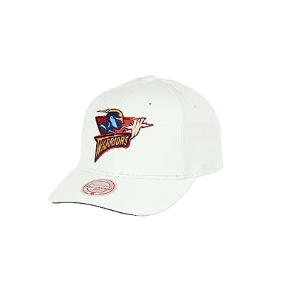 Afbeelding van Mitchell &amp; Ness Golden State Warriors NBA All In HWC Pro Crown Fit White Snapback Cap One Size