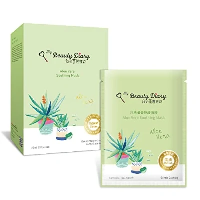 Afbeelding van My Beauty Diary Mask Aloë Vera verzachting (optimale hydratatie) 8 stuks