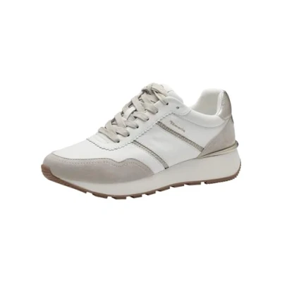 Afbeelding van Tamaris Sneakers laag, Dames, Maat: 36, White/ivory Leer/ synthetisch