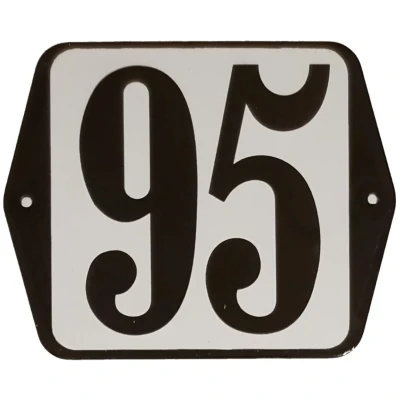 Afbeelding van Huisnummer standaard nummer 95 Warentuin Mix