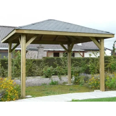 Afbeelding van Solid Prieel S7715 Geïmpregneerd Hout 437x437cm