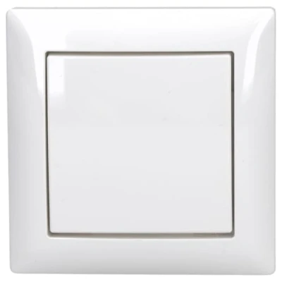 Afbeelding van Busch Jaeger Balance® SI complete set alpinewit (1x wissel tuimelschakelaar, 1 x frame vak, tuimel)