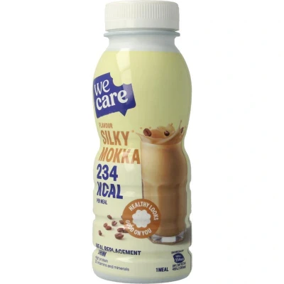 Afbeelding van 4x WeCare Meal Replacement Drink Silky Mokka 236 ml