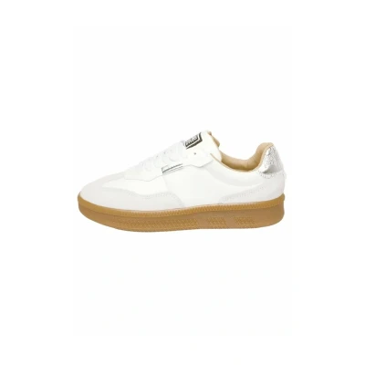 Afbeelding van Steve Madden Sneakers laag White silver whs, Dames, Maat: 37, whs Leer