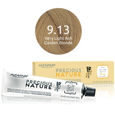 Afbeelding van Alfaparf Precious Nature Ammonia Free Permanent Hair Color 9.13 60 ml