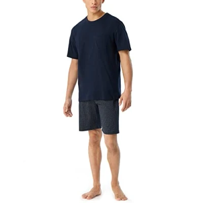 Afbeelding van Schiesser DAY Night SET Pyjama, Heren, Maat: 48, Blau
