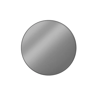 Afbeelding van LoooX Mirror Spiegel rond 80cm black line round zwart Minimalistisch design