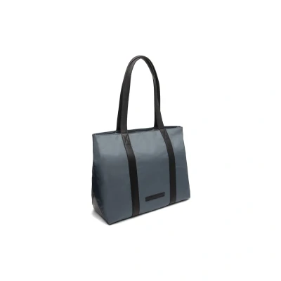 Afbeelding van Leren Shopper Lichtgrijs Otta
