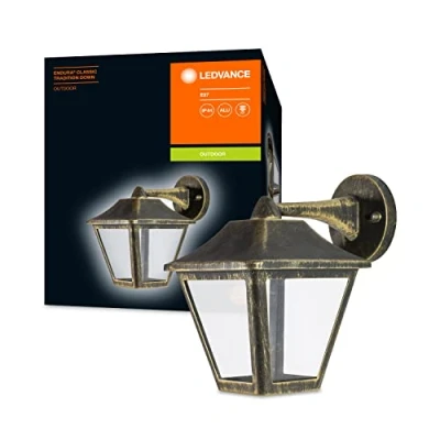 Afbeelding van LEDVANCE LED Muur en plafondlamp, armatuur voor buitentoepassingen, Socket E27,