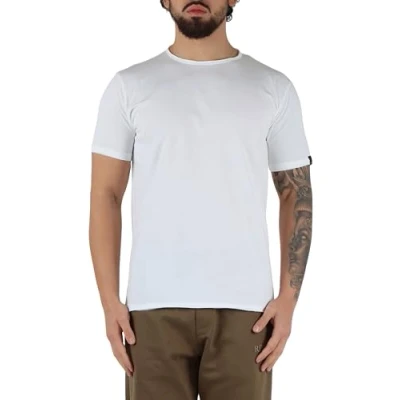 Afbeelding van Replay Basic T shirt voor heren, regular fit, met ronde hals, 001, wit, M