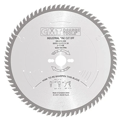 Afbeelding van CMT 285.072.22 M Afwerkingsblad Z 72 D 305 B 30 K 3,2 P 2,2