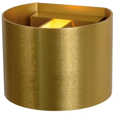Afbeelding van Artdelight Gyro Wandlamp 9,7 X 13 11,2 Cm Mat Goud
