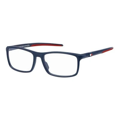 Afbeelding van Tommy Hilfiger TH 1956 bril, mat blauw rood, 55 voor heren, rood