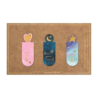 Afbeelding van Moses Boekenleggers Magnetisch Mystic Junior 2 X 5,5 Cm 3 Stuks