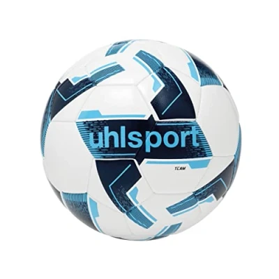Afbeelding van Uhlsport Team (Sz. 3) Trainingsbal Wit / Marine Ijsblauw
