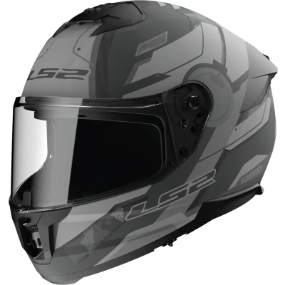 Afbeelding van LS2 Helm Stream II FF808 Shadow mat titanium maat S