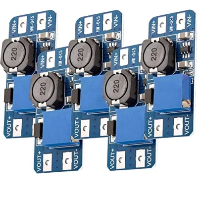 Afbeelding van AZDelivery 5 x MT3608 DC Voeding dapter Step Up Module compatibel met Arduino inclusief E Book!