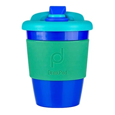 Afbeelding van Pioneer Herbruikbare Koffiebeker 340ml Oceaan Blauw Kunststof