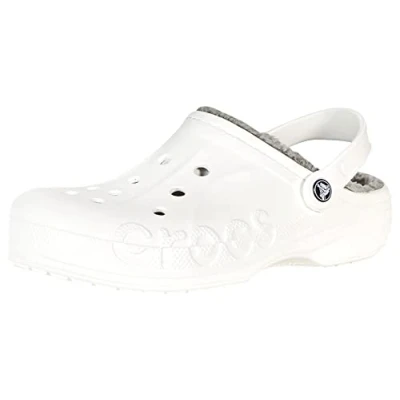Afbeelding van Crocs Clog Baya Lined uniseks volwassene Klompen , Wit Light Grey 42/43 EU