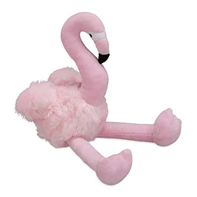 Afbeelding van Relaxdays deurstopper flamingo roze binnen zwaar deurstop deurbuffer groot