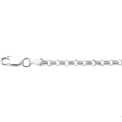 Afbeelding van Zilveren Ketting Jasseron 3,5 mm x 42 cm lang