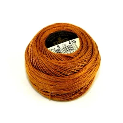 Afbeelding van DMC Katoen Perle Schroefdraad Maat 8 435 per 10 gram bal