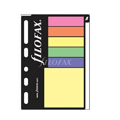 Afbeelding van Filofax Pocket, Sticky Notes Diverse Kleuren, Kleur Kan Multi Fit (B210136) variëren
