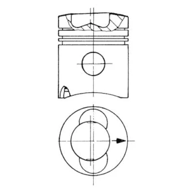 Afbeelding van KOLBENSCHMIDT 93741960 Reparatieset, zuiger / cilinderbus