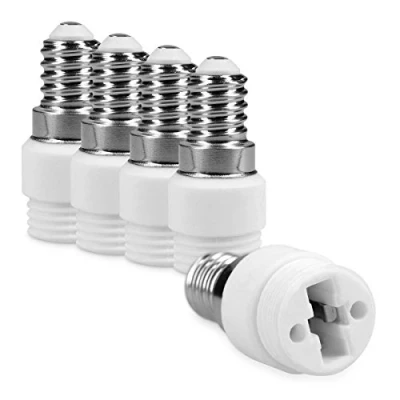 Afbeelding van kwmobile verloopfitting E14 naar G9 5 stuks fitting omvormers Verander je een Voor spaar, LED en halogeenlampen