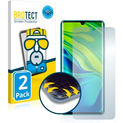 Afbeelding van BROTECT Screenprotector voor Xiaomi Mi Note 10 / Pro Folie Beschermfolie matte volledig dekking (2 Stuks)