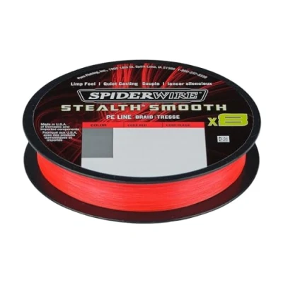 Afbeelding van Spiderwire Stealth Smooth 8 &#039;Red&#039; 0,07mm (150m) Gevlochten lijn