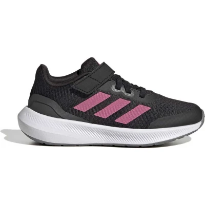 Afbeelding van adidas Performance Runfalcon 3.0 Unisex Hardloopschoenen neutraal voor kinderen, Maat: 40, Core black/pulse magenta/grey six Textiel/ synthetisch