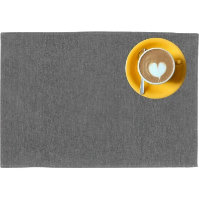 Afbeelding van Outdoor buiten placemat Kiko Lichtgrijs 30 x 45 cm 4 Stuks