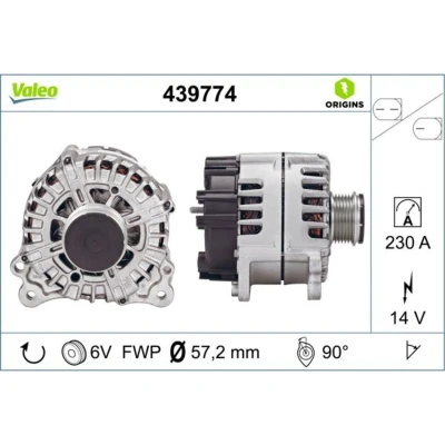 Afbeelding van Valeo Alternator/Dynamo 439774
