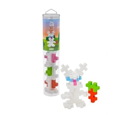 Afbeelding van Plus BIG Animal Tube Konijn Constructiespeelgoed Set Met Bouwstenen 15 Delige Bouwset Bouwspeelgoed Vanaf 3 Jaar