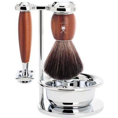 Afbeelding van Muhle scheerset Vivo S21H331SSR Synthetisch Safety razor Pruimen