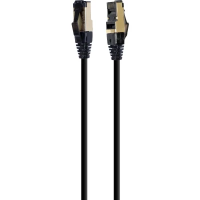 Afbeelding van Netwerkkabel Cat8 S/FTP 1.5 meter (100% koper, LSZH, Zwart)