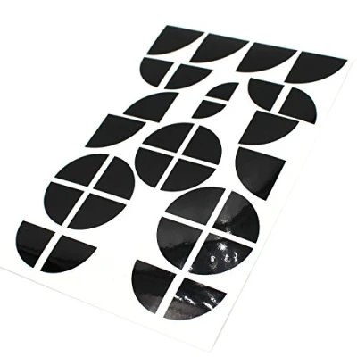 Afbeelding van Finest Folia 4D K004 Carbonfolie, embleem, hoeksticker, zwart glanzend