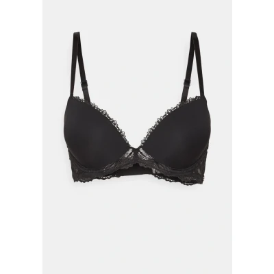 Afbeelding van Calvin Klein dames Lift Demi voorgevormde bh met light push up in de kleur Zwart, maat: C65
