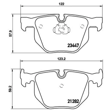 Afbeelding van Brembo Remblokset P 06 029