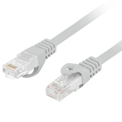 Afbeelding van Lanberg 1 m grijze Cat.6 UTP Ethernet netwerkkabel PCU6 10CU 0100 S